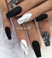 The nail polish should include a base coat, your chosen colors, and top coat for strengthening. 50 Gorgeous Matte Water Marbel Nails Design On Coffin Nails Stiletto Nails Page 37 Of 50 Latest Fashion Trends For Woman Cute Acrylic Nail Designs Coffin Nails Designs Acrylic Nail Designs