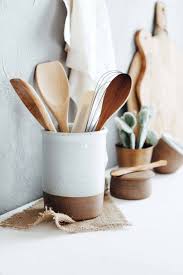 Utensil Crock Porte Ustensiles Ceramique Poterie Etsy Wine Chiller Ceramic Kitchen Ceramic Pottery