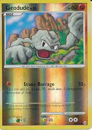 Nov 21, 2018 · we just love that big dang icy boi. Caitlyn S Pokemon Card Collection Geodude Reverse Holo Card