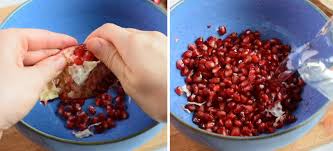 The pomegranate has about 600 seeds inside. How To Cut And De Seed A Pomegranate Video Everyday Delicious