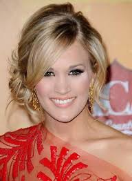 Side Bun Updos For Wedding Carrie Underwood S Sideswept Bun Looks So Romantic See How To Get It Hair Updos Wedding Hairstyles Southern Belle Hair