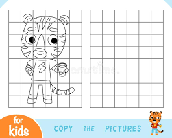 Hacer que cada día sea increíble. Copia La Foto El Juego Para Los Ninos Tiger Ilustracion Del Vector Ilustracion De Historieta Libro 165668335