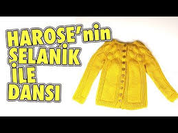 Harose Ve Selanik Ile Orgulen Yetiskin Ceketi Orgu Youtube Hirkalar Moda Orgu