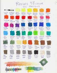 Oil Pastel Color Charts Page 13 Wetcanvas