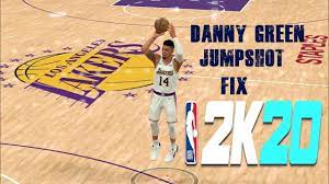 Danny Green Jumpshot Fix Nba 2k20 Nba Video Nba Green