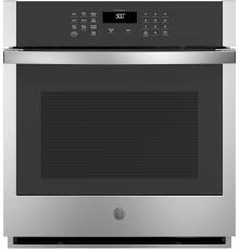 Thermador masterpiece series 30 inch smart 4.5 cu. Ge Smart 27 In Self Cleaning Single Electric Wall Oven Stainless Steel In The Single Electric Wall Ovens Department At Lowes Com