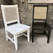 Bologna Chair With Rattan Back Nadeau Chicago Cane Dining Chairs Chair Simple Benches