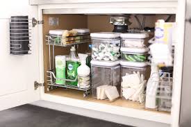 under the kitchen sink organization