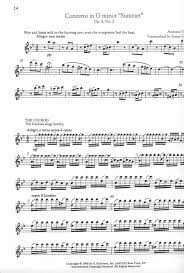 Konzert für violine und orchester) analyse des 1. The Four Seasons Complete Vivaldi Die Vier Jahreszeiten Flote Klavier Noten