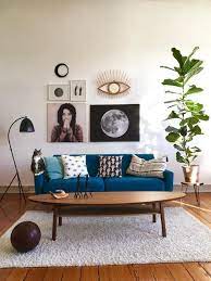 Vintage Interior Living Wohnzimmer Einrichtung Altbau Einblicke In Das Einblicke In Das Vintage W Vintage Living Room Blue Sofa Living Room Sofa