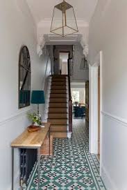 Traditional Victorian Home In The Uk With Interior Design By Beth Dadson Of Imperfect Interiors Come See More Ti Tiled Hallway Hallway Designs Victorian Homes