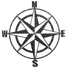 Metal Compass Wall Decor In 2021 Compass Rose Car Compass Compass