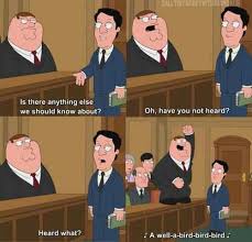 Bird Bird Bird Bird Is The Word Peter Griffin Bird Is The Word Family Guy Quotes Family Guy Funny Family Guy