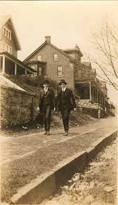 Two Well Dressed Men Walk Down A Street In South Bethlehem Early 1900s With Images Lehigh Valley Nice Old Town Classic Building