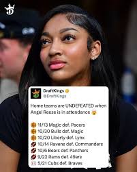 Home pro sports teams are now 7-0 when Angel Reese is in attendance 👀 Is  the WNBA star good luck?! 🏆
