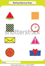 You can do the exercises online or download the worksheet as pdf. Preschool Matching Shapes With Objects Worksheets Preschool Worksheet Gallery