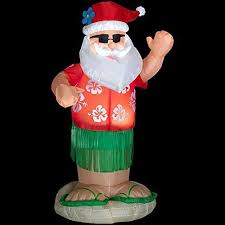 Airblown Animated Santa Dancing Hula Christmas Yard Inflatable Garden Decoration 6ft Christmas Inflatables Outdoor Christmas Decorations Animated Christmas