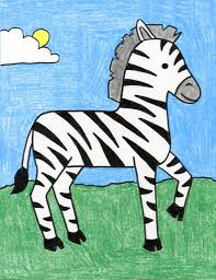 How To Draw A Zebra Art Projects For Kids