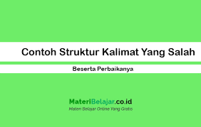 Related posts to contoh artikel yang salah dan pembenarannya contoh artikel yang salah dan pembenarannya 2018 02 21t06:44:00 08:00 rating: Contoh Struktur Kalimat Yang Salah Dan Perbaikanya