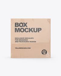 I`m releasing new free book mockup, this time it is created in eight high resolution psd. Kraft Box Mockup In Box Mockups On Yellow Images Object Mockups Box Mockup Free Psd Design Mockup Free Psd
