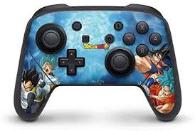 Dragon ball z nintendo switch skin. Amazon Com Skinit Decal Gaming Skin Compatible With Nintendo Switch Pro Controller Officially Licensed Dragon Ball Super Goku Vegeta Super Ball Design Video Games