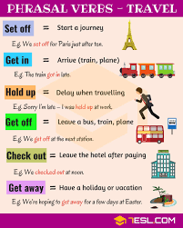 19 Useful Phrasal Verbs For Travel In English 7 E S L English Grammar English Idioms Learn English Words