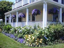 Front Porch Hanging Flower Baskets Front Porch Hanging Flower Baskets Design Ideas And Photos With Images Porch Landscaping