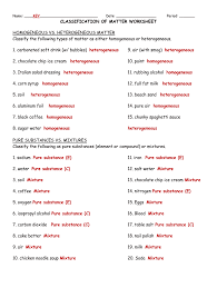 Classification of matter worksheet answer key nidecmege. Classifying Matter Worksheet Fill Online Printable Fillable Blank Pdffiller