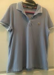 Black And Blue Polo Shirts Moncler Women S Light Blue Polo Shirt Size Xl Fashion Clothing Shoes Accessories Womensclothing Tops Eba Blue Polo Shirts Polo Shirt Women Moncler Women