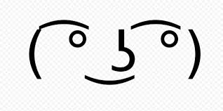 Its all in the unicode! Lenny Face Png Free Download Pxpng