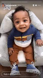 Bow wow later confirmed through a song that he is indeed the father of olivia sky's son. Bow Wow S Son Stone Melts Hearts With His Smile Curly Hair Dressed In Brown Pants Photo