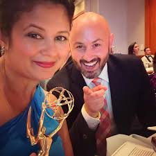 Hardware update: honored to have won two Emmy awards recently! I'm so proud  to share one of these awards with my wife, Sujata Wycoff. We turned a  family vacation to Iceland into