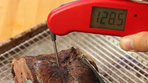 Apr 20, 2021 · a high angle extreme close up horizontal photograph of a sizzling bone in rib eye steak in a black cast iron pan. The Right Way To Use A Meat Thermometer