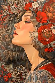 Portrait Of A woman Cross Stitch Pattern