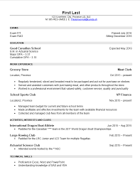 resume critique for first internship