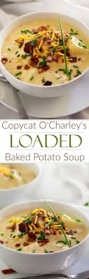 Copycat Loaded Baked Potato Soup Creamy And Thick This Potato Soup Is Topped With Savory Cheese Fresh C Restaurant Recipes Recipes Loaded Baked Potato Soup