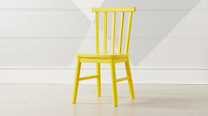 Shore Yellow Kids Chair Reviews Crate And Barrel Yellow Kids Chair Kids Chairs Round Back Dining Chairs