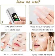 Epsilon Beauty Mole Removal Pen, 15-Speed Electric Plasma Tattoo & Wart  Remover Tool with LCD Display