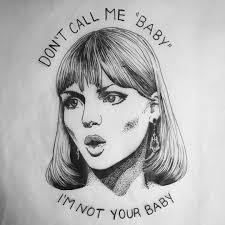 Black And White Scarface Sketch Don T Call Me Baby I M Not Your Baby Blackwork Linework Dotwork Illustration Art Portrait Baby Tattoos Not Your Baby Traditional Tattoo Art