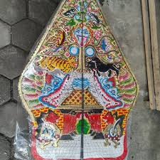 Java wayang gunungan printmaking, batik, gunungan, theatre png. Kerajinan Wayang Kulit Gunungan Ukuran Jumbo 65x42 Cm Pajangan Rumah Shopee Indonesia