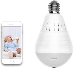 1 x wifi bulb camera. Amazon Com Light Bulb Security Camera Wifi 1080p Wireless Security Camera Bulb 2mp Fisheye 360 Panoramic Remote Light Cameras Motion Detection Night Light Electronics
