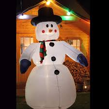 Geeignet für drinnen und draußen. Aufblasbarer Schneemann 240 Cm Beleuchtete Weihnachtsfigur Spielturm Aus Holz Fur Den Garten Kaufen
