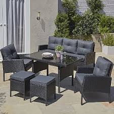 Check spelling or type a new query. Black Orlando Outdoor Dining Set 6 Piece George