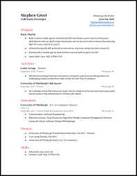 Get inspiration for your resume, use one of our professional. 4 Computer Science Cs Resume Examples For 2021
