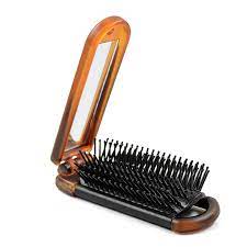 Choose from contactless same day delivery, drive up and more. Ancable Folding Hair Brush With Mirror Folding Pocket Hair Brush Mini Hair Comb Compact Travel Size Hair Massage Comb For Travel Bag Women And Girls Amber Amazon De Beauty