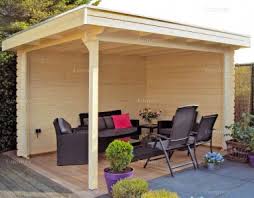 Well you're in luck, because here they come. Wooden Gazebo 679 Pent Roof Fully Boarded Walls