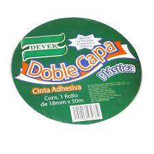 Cinta Adhesiva Doble Capa De Polipropileno Devek Pdc103 Color Transparente De 18 Mm X 50 M 1 Pza Pedidos Com