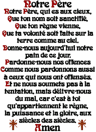 Worship Praise The Lord S Prayer In French The Lords Prayer Our Father Prayer Prayers