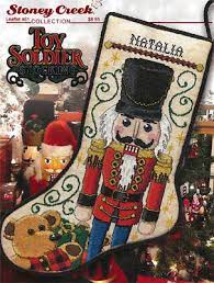 Approximate design size, 10 1/4 x 18 1/4 wdw: Stoney Creek Toy Soldier Stocking Cross Stitch Pattern 123stitch