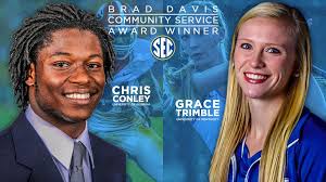 SEC Community Service Award winners